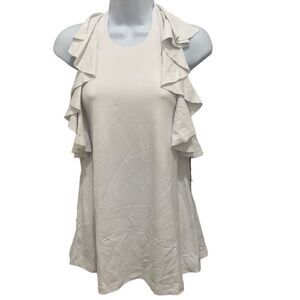 Susana Monaco White Halter Top Size Small NWT